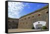 Fortress Ehrenbreitstein, Rhine River, Koblenz, Rhineland-Palatinate, Germany, Europe-Hans-Peter Merten-Framed Stretched Canvas