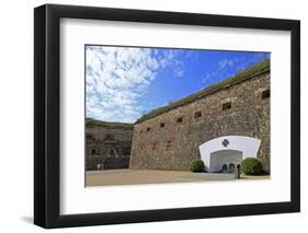 Fortress Ehrenbreitstein, Rhine River, Koblenz, Rhineland-Palatinate, Germany, Europe-Hans-Peter Merten-Framed Photographic Print