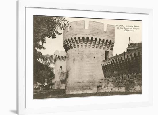 Fortress in Avignon-null-Framed Art Print