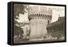 Fortress in Avignon-null-Framed Stretched Canvas