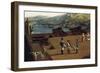 Fortress in Pizzo Calabro, with Cannons and Drummers-Philipp Hackert-Framed Giclee Print