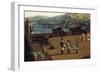 Fortress in Pizzo Calabro, with Cannons and Drummers-Philipp Hackert-Framed Giclee Print