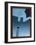 Fortress in the Morning Mist, 2008-Jan Groneberg-Framed Giclee Print