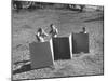 Fortress Made to Be Used For Children by Charles Eames-Allan Grant-Mounted Photographic Print