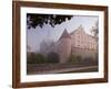 Fortress Marienberg in the Fog, WŸrzburg (City), Bavaria, Germany)-Rainer Mirau-Framed Photographic Print
