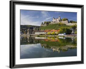 Fortress Marienberg, Main (River), WŸrzburg (City), Bavaria, Germany-Rainer Mirau-Framed Photographic Print