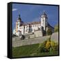 Fortress Marienberg, WŸrzburg (City), Bavaria, Germany-Rainer Mirau-Framed Stretched Canvas