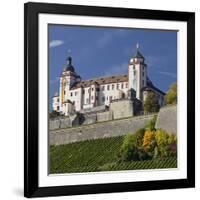 Fortress Marienberg, WŸrzburg (City), Bavaria, Germany-Rainer Mirau-Framed Photographic Print