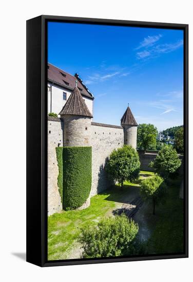 Fortress Marienberg, Wurzburg, Franconia, Bavaria, Germany, Europe-Michael Runkel-Framed Stretched Canvas