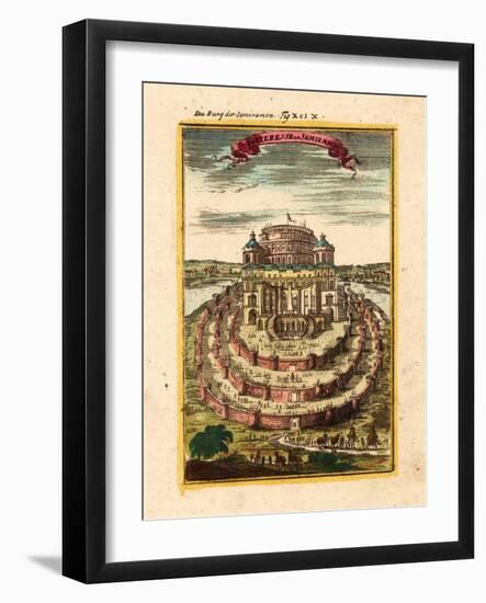 Fortress of Semiramis, 1719-Alain Manesson Mallet-Framed Giclee Print