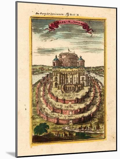 Fortress of Semiramis, 1719-Alain Manesson Mallet-Mounted Giclee Print