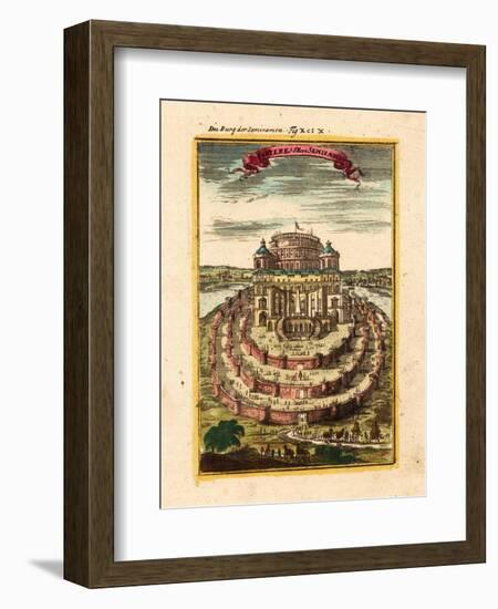 Fortress of Semiramis, 1719-Alain Manesson Mallet-Framed Giclee Print