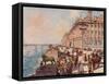 Fortress of St. Peter and St. Paul-Frederic De Haenen-Framed Stretched Canvas