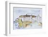 Fortress surrounds the cliffside city of Bonifacio, Corsica, France-Richard Lawrence-Framed Photographic Print