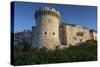 Fortress Tower in Korcula Town, Korcula, Dalmatia, Croatia, Europe-Frank Fell-Stretched Canvas