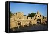 Fortress, UNESCO World Heritage Site, Rhodes City-Tuul-Framed Stretched Canvas