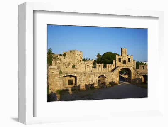 Fortress, UNESCO World Heritage Site, Rhodes City-Tuul-Framed Photographic Print