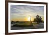 Fortress with the Kalemegdan Park with View to the Statue of the Pobednik, Serbia-Volker Preusser-Framed Photographic Print