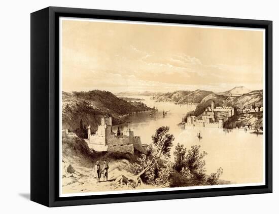 Fortresses of the Dardanelles, Turkey, 19th Century-McFarlane and Erskine-Framed Stretched Canvas