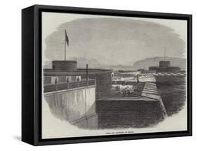 Forts and Batteries at Callao-null-Framed Stretched Canvas