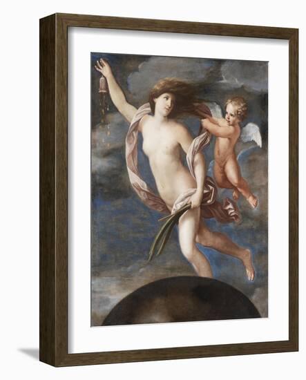 Fortuna and Cupid-Elisabetta Sirani-Framed Giclee Print