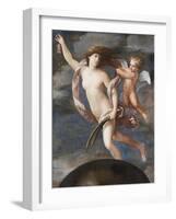 Fortuna and Cupid-Elisabetta Sirani-Framed Giclee Print