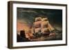 'Fortunate Escape of the 'Juno'', c1795-Robert Dodd-Framed Giclee Print