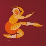 Rotation of Dancer and Parrots-Fortunato Depero-Giclee Print