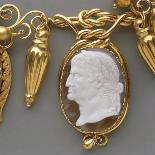 Gold Demi Parure with Cameos-Fortunato Pio Castellani-Giclee Print