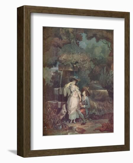 Fortune and Misfortune, or the Broken Pitcher, 1787-Louis Philibert Debucourt-Framed Giclee Print