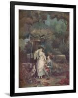 Fortune and Misfortune, or the Broken Pitcher, 1787-Louis Philibert Debucourt-Framed Giclee Print