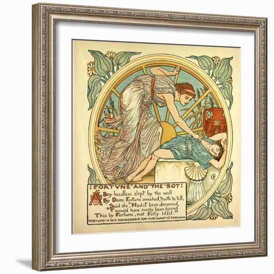 Fortune and the Boy-null-Framed Giclee Print