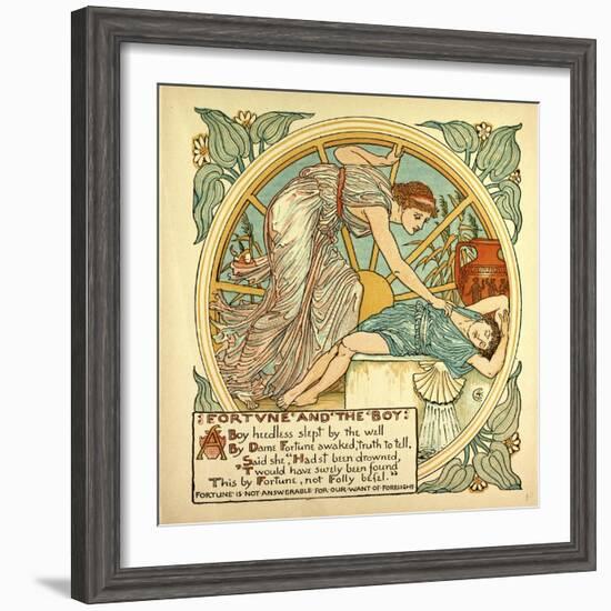 Fortune and the Boy-null-Framed Giclee Print