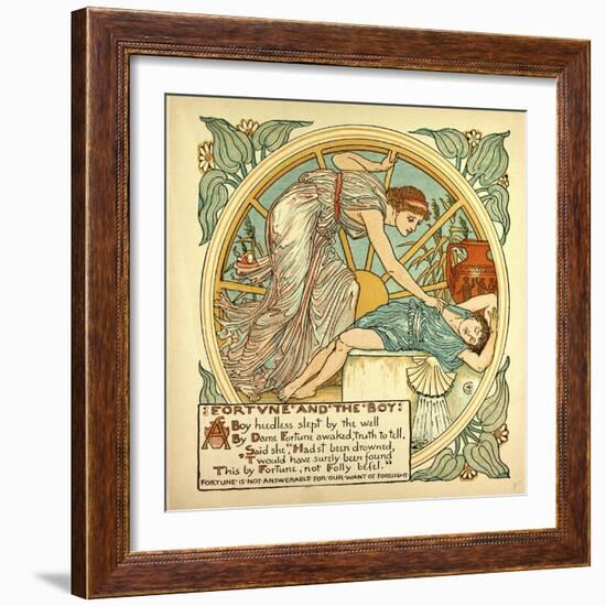 Fortune and the Boy-null-Framed Giclee Print