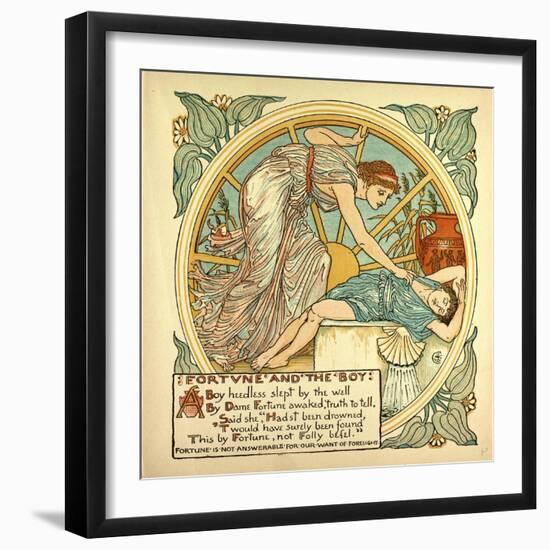 Fortune and the Boy-null-Framed Giclee Print