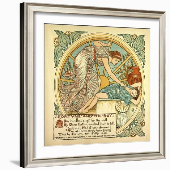 Fortune and the Boy-null-Framed Giclee Print