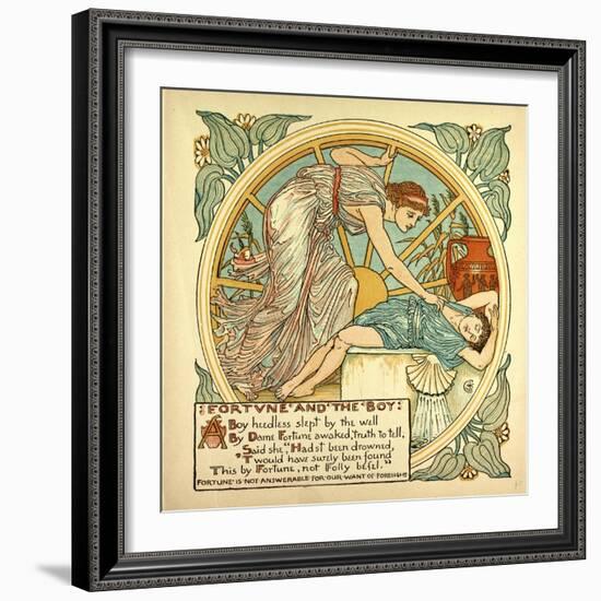 Fortune and the Boy-null-Framed Giclee Print