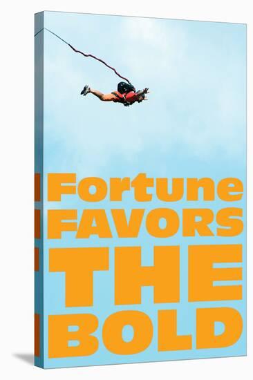 Fortune Favors the Bold IV-SM Design-Stretched Canvas
