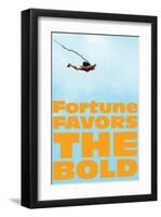 Fortune Favors the Bold IV-SM Design-Framed Art Print