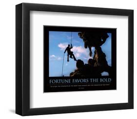 Fortune Favors the Bold ll-SM Design-Framed Premium Giclee Print