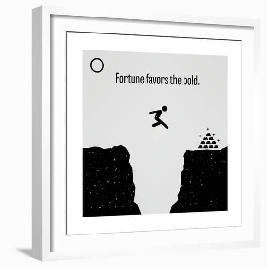 Fortune Favors the Bold-Khoon Lay Gan-Framed Premium Giclee Print