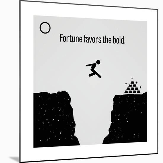 Fortune Favors the Bold-Khoon Lay Gan-Mounted Premium Giclee Print