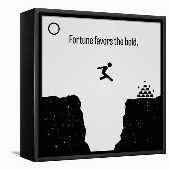 Fortune Favors the Bold-Khoon Lay Gan-Framed Stretched Canvas