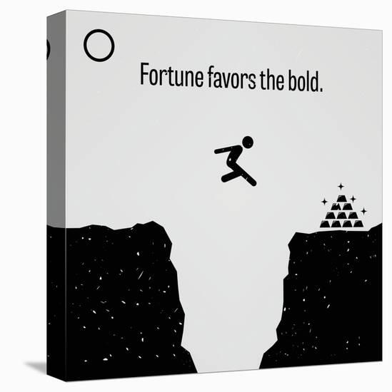 Fortune Favors the Bold-Khoon Lay Gan-Stretched Canvas