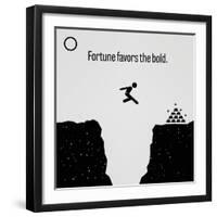 Fortune Favors the Bold-Khoon Lay Gan-Framed Art Print