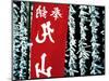 Fortune Papers at Shinto Shrine, Tokyo, Japan-Nancy & Steve Ross-Mounted Photographic Print