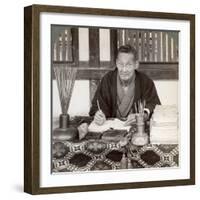 Fortune Teller, Inari Temple, Kyoto, Japan, 1904-Underwood & Underwood-Framed Photographic Print