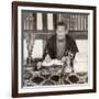 Fortune Teller, Inari Temple, Kyoto, Japan, 1904-Underwood & Underwood-Framed Photographic Print