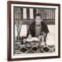 Fortune Teller, Inari Temple, Kyoto, Japan, 1904-Underwood & Underwood-Framed Photographic Print