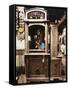 Fortune Teller Machine in a Store-null-Framed Stretched Canvas